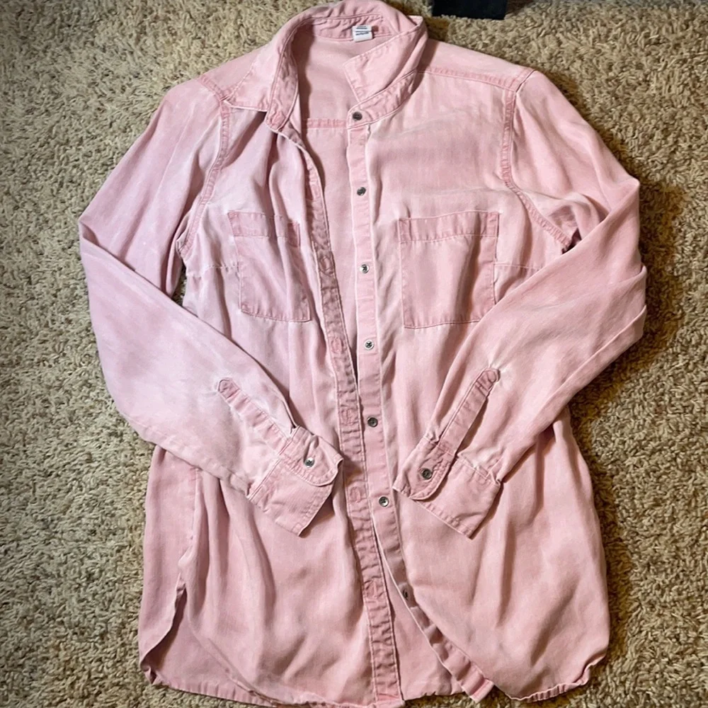 Pink button up - Picture 1 of 1